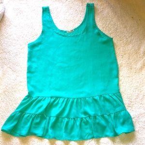 Boutique Blue Sketch Top